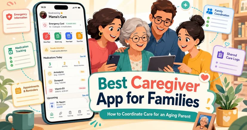 Best Caregiver App for Families: How to Coordinate Care for an Aging Parent